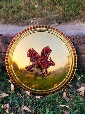 Legendary Clash of the Titans Mirror Shield – Premium Brass, Copper, and Stainless Steel |Mythical Mirror Shield from Clash of titan Movie