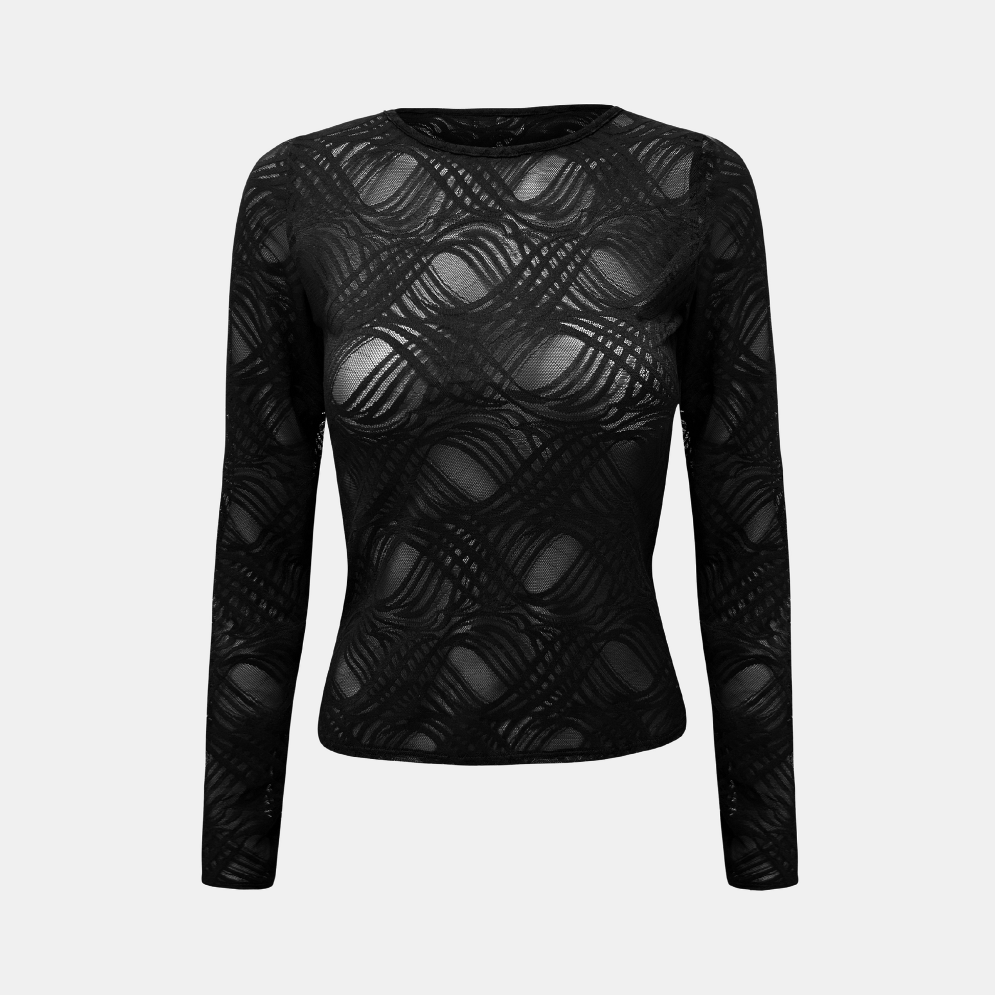 OW Collection LARISSA Top Blouse 121 - Black
