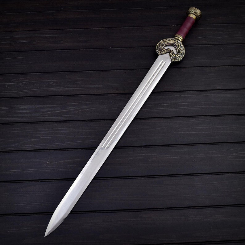 Herugrim Swords Of King Theoden , Replica Sword , Herugrim Sword from Lord Of The Rings With scabbard And Wall Plaque, Best Gift for Men, Christmas Gift