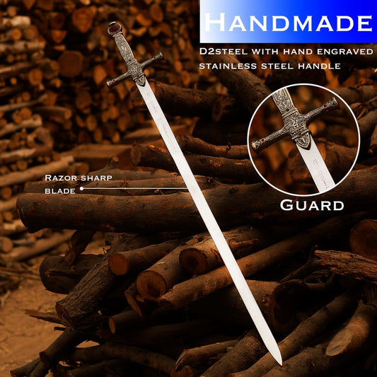 Harry Potter Custom Sword | Wizard Wand Gryffindor Godric sword for Wall Hanging | Christmas Gift | Best Men Gifts | Wall Hanging